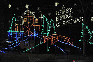 Christmas celebration in Hemby Bridge